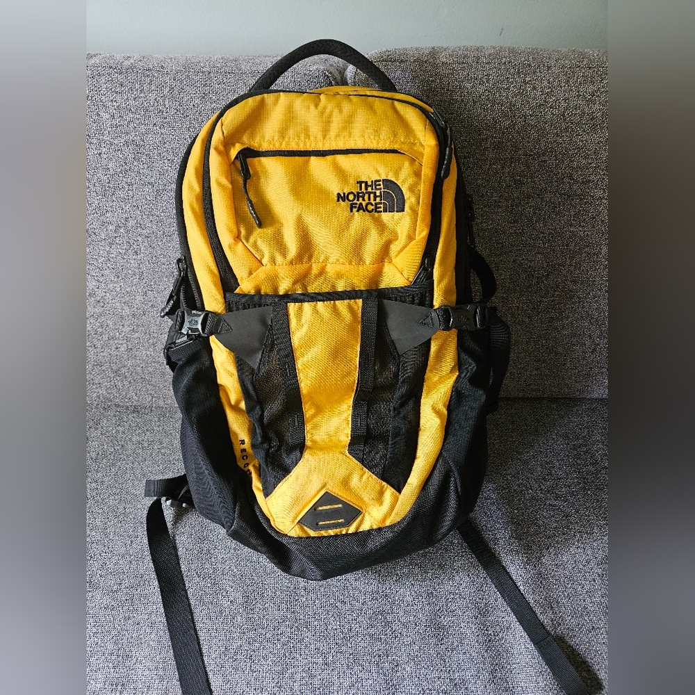 The North Face Recon Backpack in Yellow and Black